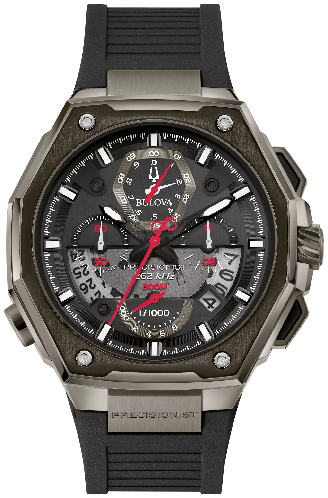 Black Dial EPDM Rubber Strap Series X 98B358 | Bulova